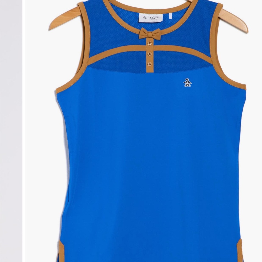 Blue and Tan Athletic Tank Top original penguin